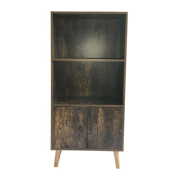   Bücherregal-Wandschrank Robustes industrielles Vintage-Design 120 cm hoch