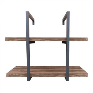 Wandregalleiter Tough - Wandschrank - industriell - 2 Ablageböden