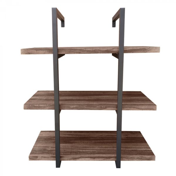   Wandregal Leiter Tough – Wandregal Bücherregal – Wandschrank – Industriell – 3 Lagerregale