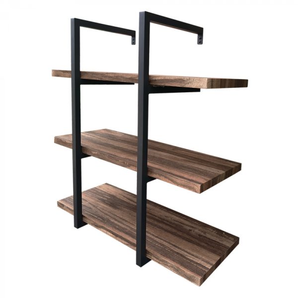   Wandregal Leiter Tough – Wandregal Bücherregal – Wandschrank – Industriell – 3 Lagerregale
