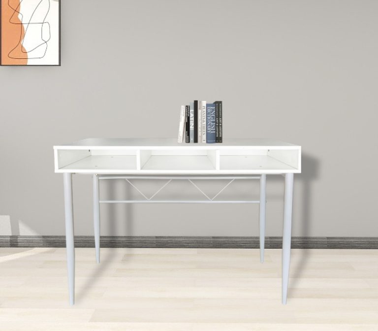 Bureau Stoer - Beistelltisch Flur oder Flur - industrieller moderner Stil - weiß - alternatives Bild