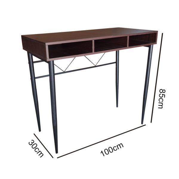   Beistelltisch – Konsolentisch – Flur Sideboard – Wandtisch – Vintage Dunkelbraun