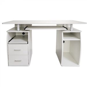 Schreibtisch Computertisch - 120 cm breit - weiß