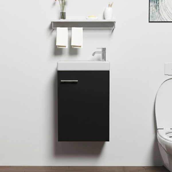   VDD – Toilettenmöbel – Wastisch mit unterschrank – Toilettenmöbel schwarz – Waschtischmöbel