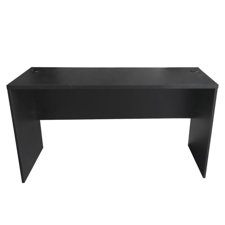 Schreibtisch - Computermöbel - 140 cm breit und 50 cm tief - Schwarz