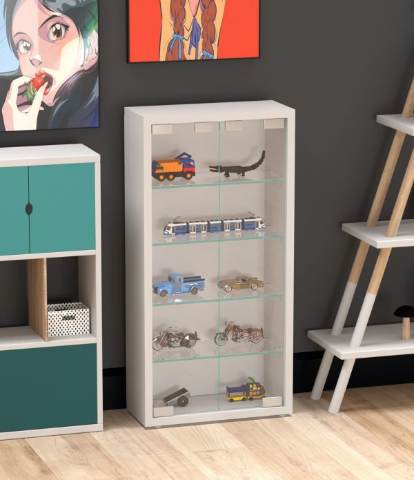   VDD Vitrine stehend hängend Wandvitrine – 30 x 60 x 13 cm