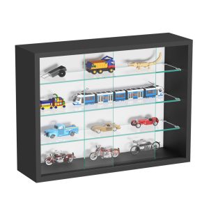 VDD Vitrine Wandmontage Mandosa M Schwarz