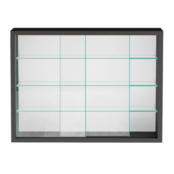   VDD Vitrine Wandmontage Mandosa M Schwarz