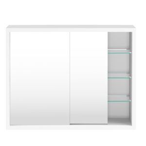VDD Medizinschrank - Spiegelschrank über dem Waschbecken Bad WC - Schiebetüren - 50 x 40 x 14 cm