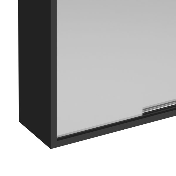   VDD Medizinschrank – Spiegelschrank über dem Waschbecken Bad WC – Schiebetüren – 50 x 40 x 14 cm