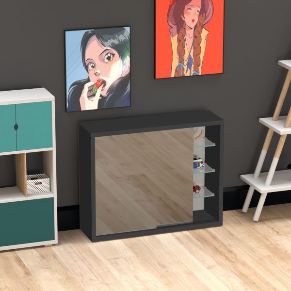   VDD Medizinschrank – Spiegelschrank über dem Waschbecken Bad WC – Schiebetüren – 50 x 40 x 14 cm