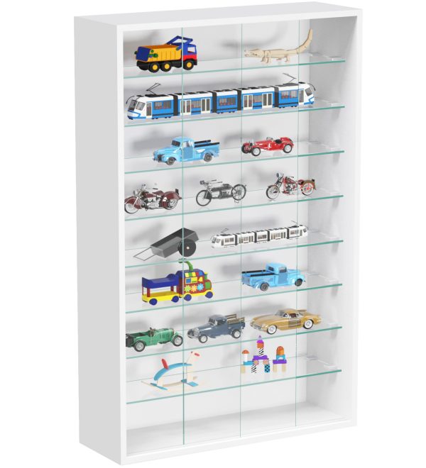   VDD Vitrine stehend Hängevitrine – Schiebetüren – 60 x 105 x 20 cm