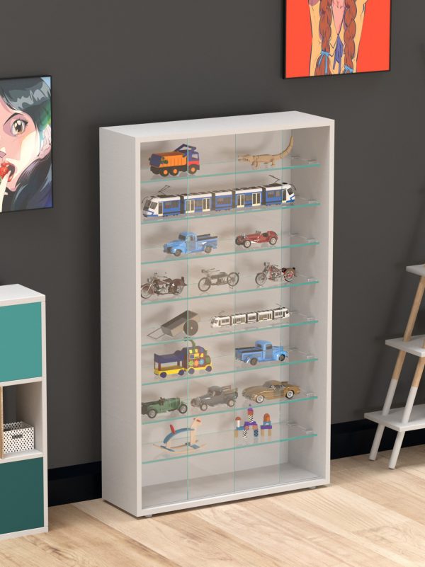   VDD Vitrine stehend Hängevitrine – Schiebetüren – 60 x 105 x 20 cm
