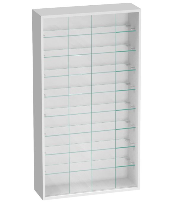   VDD Vitrine stehend Hängevitrine – Schiebetüren – 60 x 105 x 20 cm