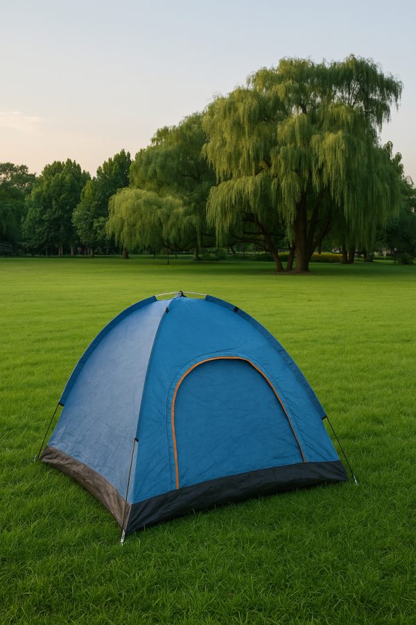 VDD - Aufstellzelt - 200x200x130 - 2 bis 3 Personen - blau - VDD World DE