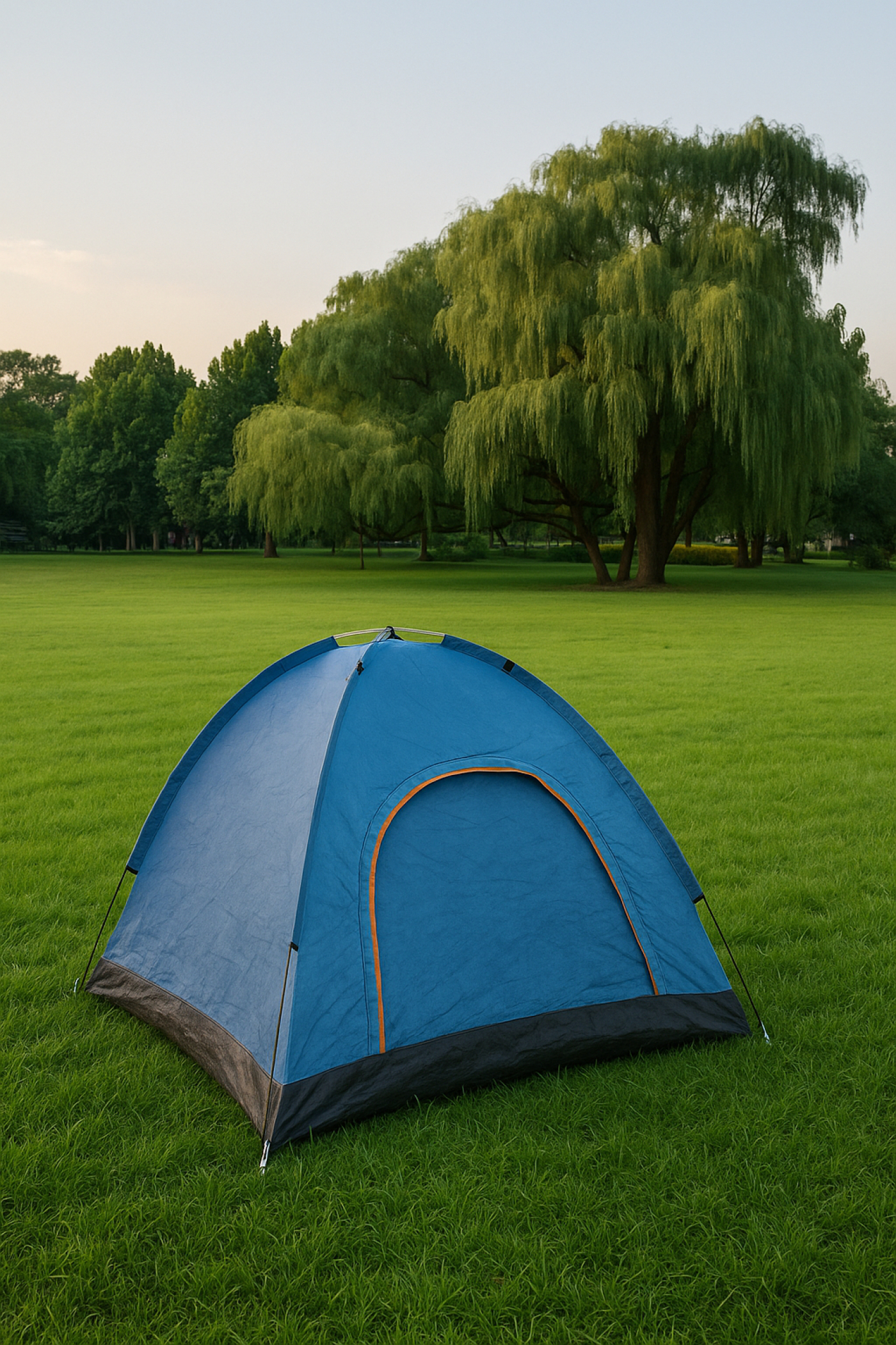 VDD - Aufstellzelt - 200x200x130 - 2 bis 3 Personen - blau - alternatives Bild