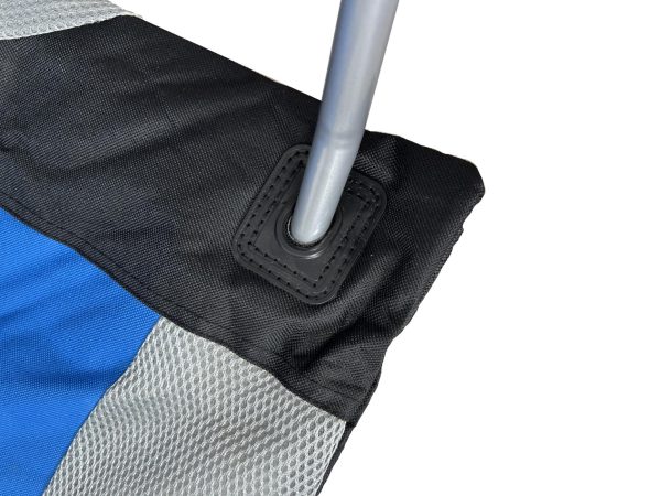 VDD - Campingstuhl - faltbar - Becherhalter - blau - VDD World DE