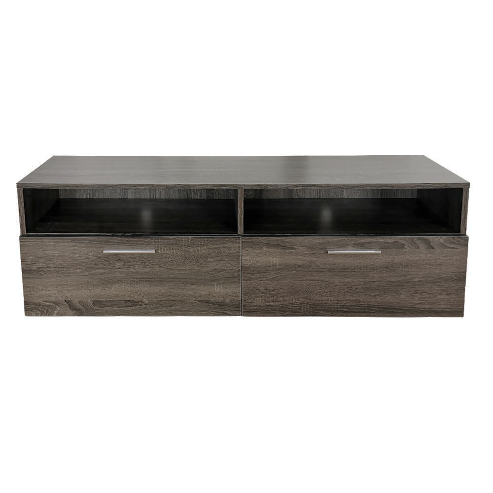 Fernsehschrank - Sideboard - 120 cm breit - braungrau gefärbt