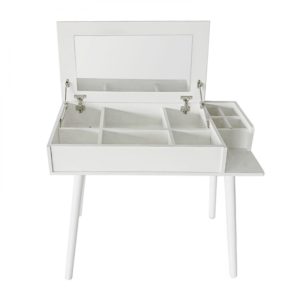 Schminktisch Schminktisch Schminktisch Schreibtisch mit Klappspiegel 90 cm breit