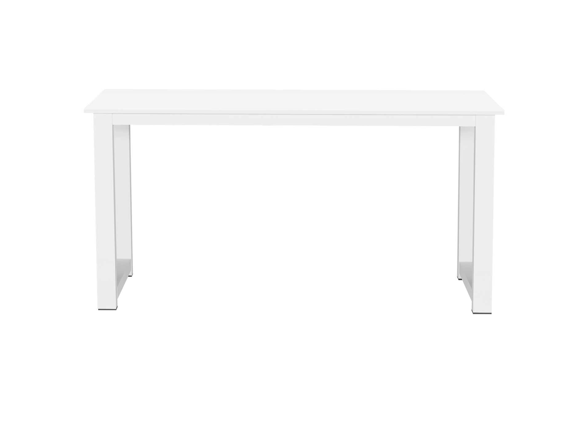 Schreibtischtisch - Küchentisch - 110 cm breit - weiß - alternatives Bild