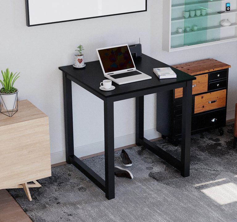 Schreibtisch-Sitz-Steh-Laptoptisch - Präsentationstisch - fahrbar - höhenverstellbar - VDD World DE