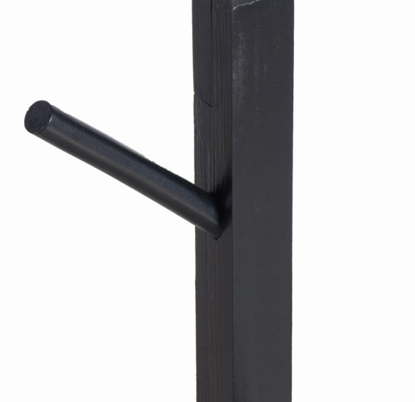   Standgarderobe Holz – Baumgarderobe 8 Haken – 176 cm hoch – schwarz