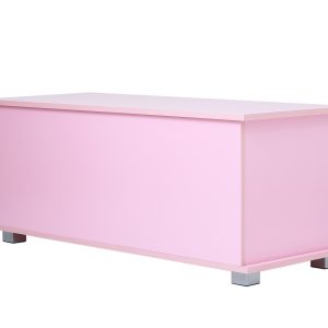 VDD - Aufbewahrungsbox - Spielzeugtruhe - Deckentruhe - 100 cm breit - rosa