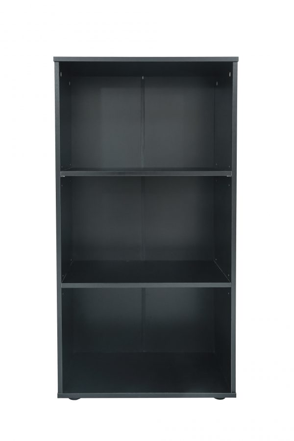   Bücherregal Aktenschrank – offener Wandschrank schwarz