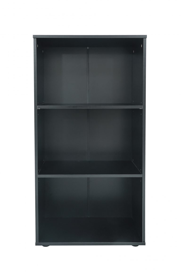 Bücherregal Aktenschrank - offener Wandschrank schwarz