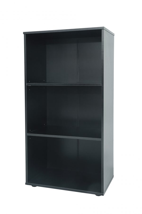   Bücherregal Aktenschrank – offener Wandschrank schwarz