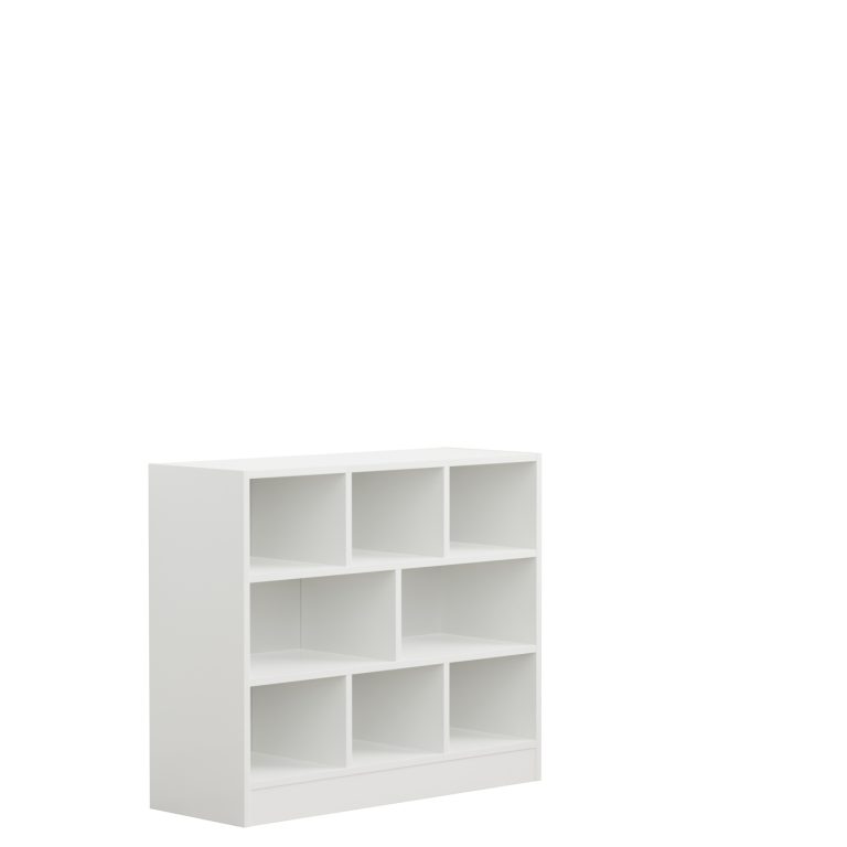 VDD – Fachschrank – Schrägwandschrank – Wandschrank – Weiß – Für Dachschrägen geeignet - VDD World DE