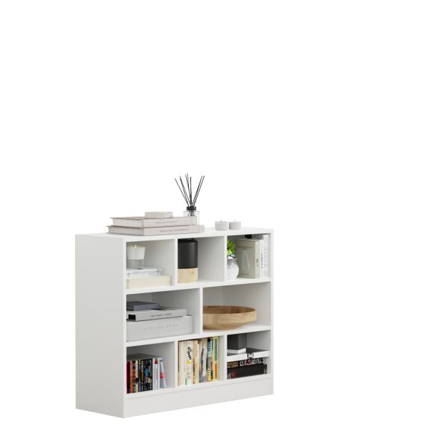 VDD – Wandschränke – Wandschränke Wohnzimmer – 8 Fächer – Weiß - VDD World DE