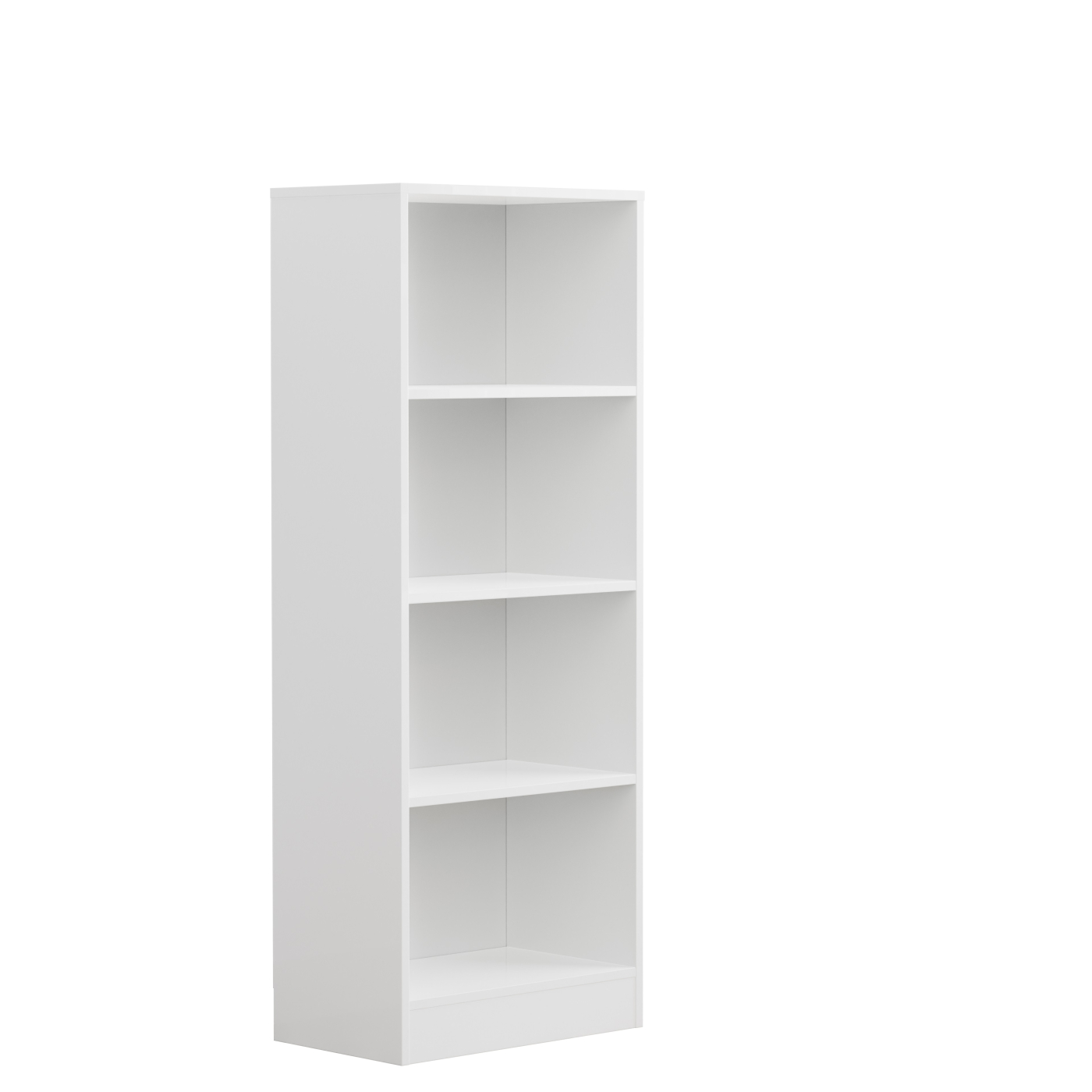 VDD – Fachschrank – Offener Fachschrank – Wandschrank – Fachschrank Weiß - 50x30x130 cm