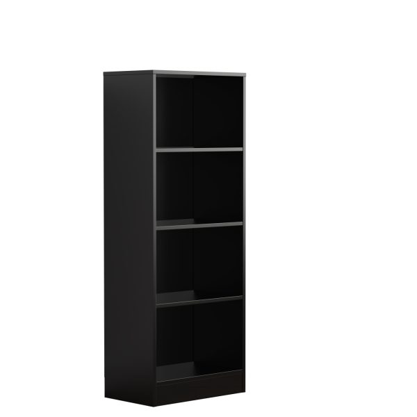 VDD – Fachschrank – Fachschrank offen – Wandschrank – Fachschrank schwarz – 50x30x130 cm - VDD World DE