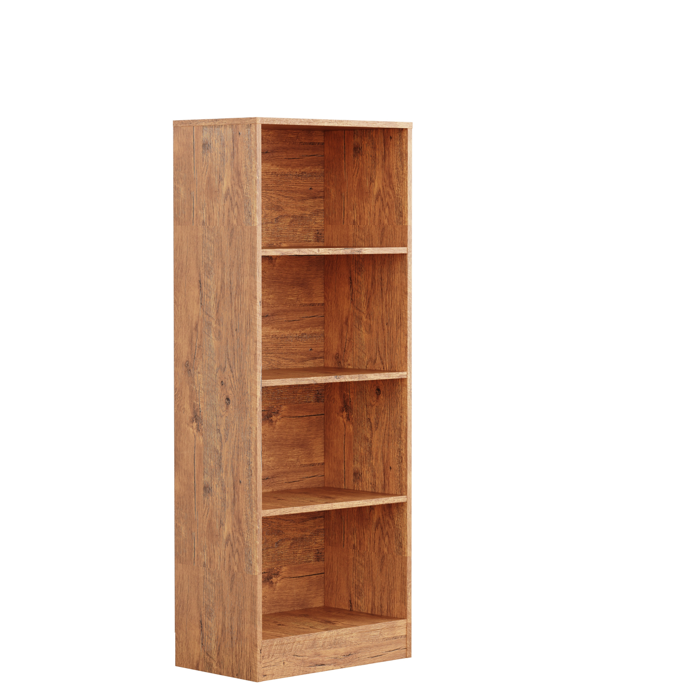 VDD – Fachschrank – Fachschrank offen – Wandschrank – Fachschrank Oak – 50 x 30 x 130 cm