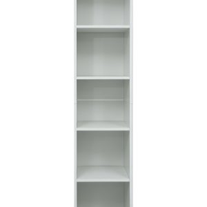 Badezimmerschrank 5 offene Fächer - Säulenschrank Badezimmer Schlafzimmer Flur