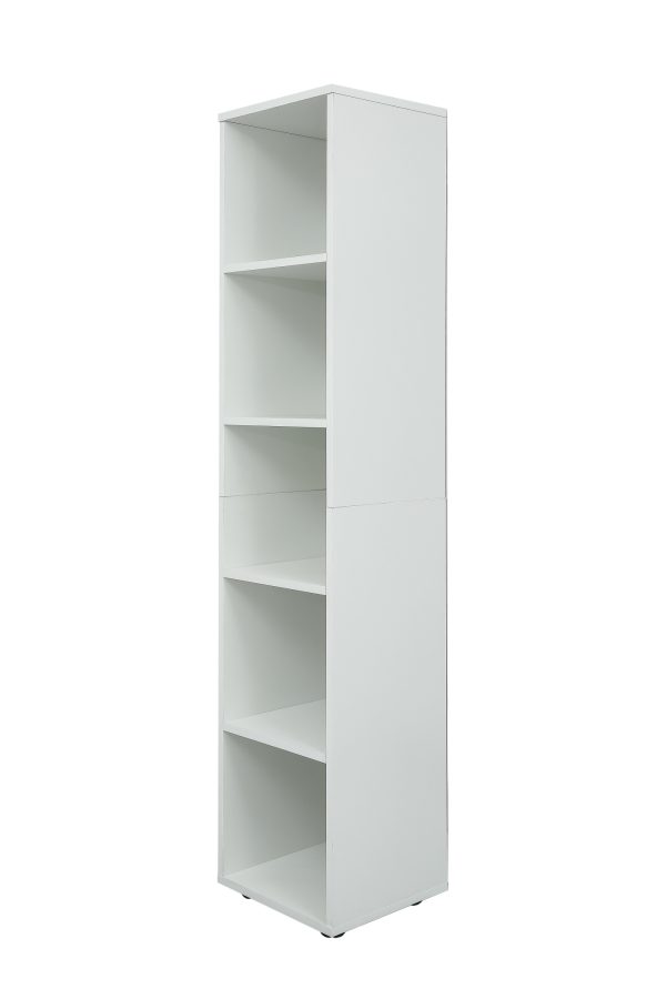   Badezimmerschrank 5 offene Fächer – Säulenschrank Badezimmer Schlafzimmer Flur