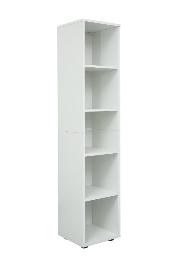   Badezimmerschrank 5 offene Fächer – Säulenschrank Badezimmer Schlafzimmer Flur