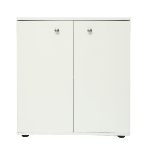 Aktenschrank Vandol mini weiß 74 cm hoch
