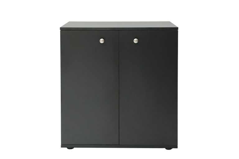 VDD – Aktenschrank Sideboard – multifunktionaler Aufbewahrungsschrank – schwarz