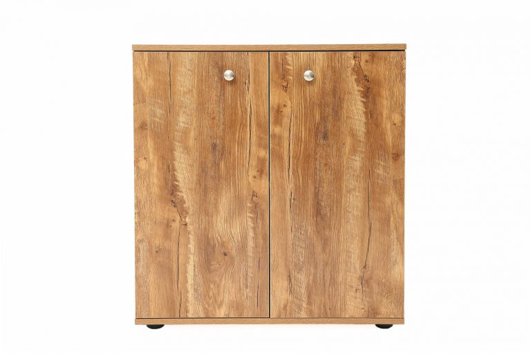VDD – Schrank – Bücherregal – Aufbewahrungsschrank – Push-to-Close-Türen – 70 x 40 x 146 cm - VDD World DE