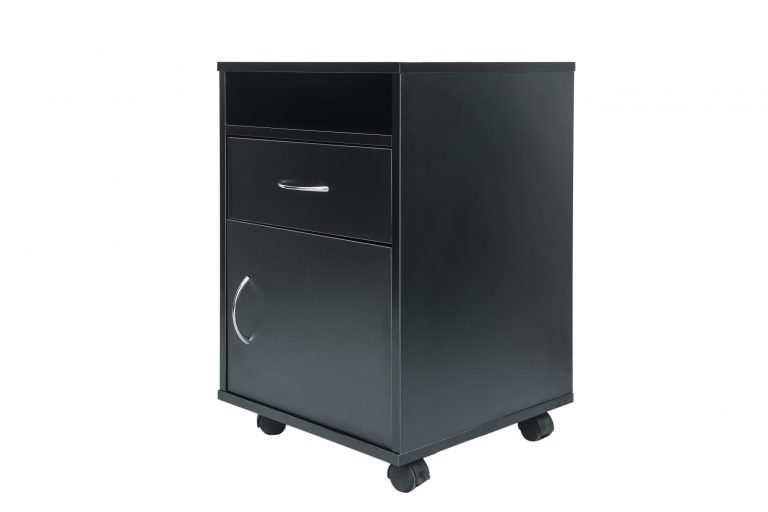 Schreibtischschrank mit Rädern - Schubladenblock - fahrbar - alternatives Bild