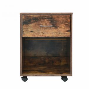Schreibtischschrank mit Rädern - Schubladenelement - Kommode