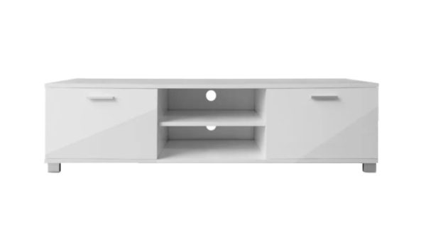   TV-Schrank TV-Schrank Tenus inkl. LED Korpus weiß Front weiß hochglanz