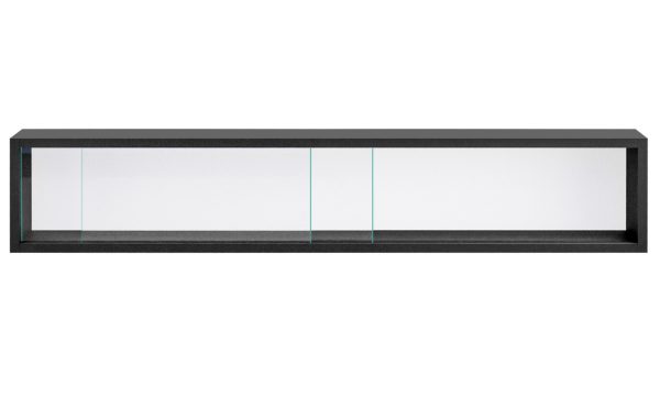   VDD Vitrine stehend hängend Wandvitrine – Schiebetüren – 95 x 18 x 12 cm