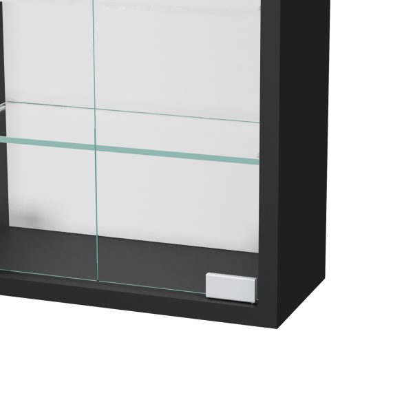   VDD Vitrine stehend hängend Wandvitrine – 40 x 60 x 13 cm