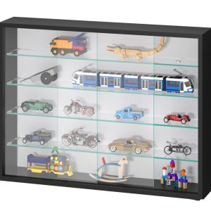 VDD Vitrine stehend Hängevitrine - Schiebetüren - 75 x 55 x 12 cm