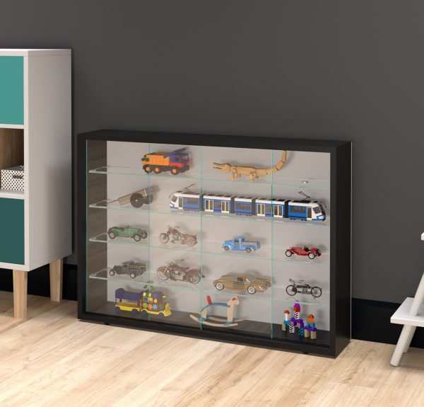 VDD Vitrine stehend Hängevitrine - Schiebetüren - 75 x 55 x 12 cm - VDD World DE