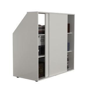 Kleiderschrank mit schräger Wand im Dachgeschoss-Schlafzimmer – Schrank für schräge Wände