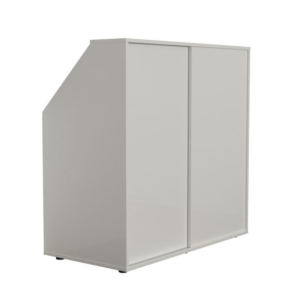   Kleiderschrank mit schräger Wand im Dachgeschoss-Schlafzimmer – Schrank für schräge Wände